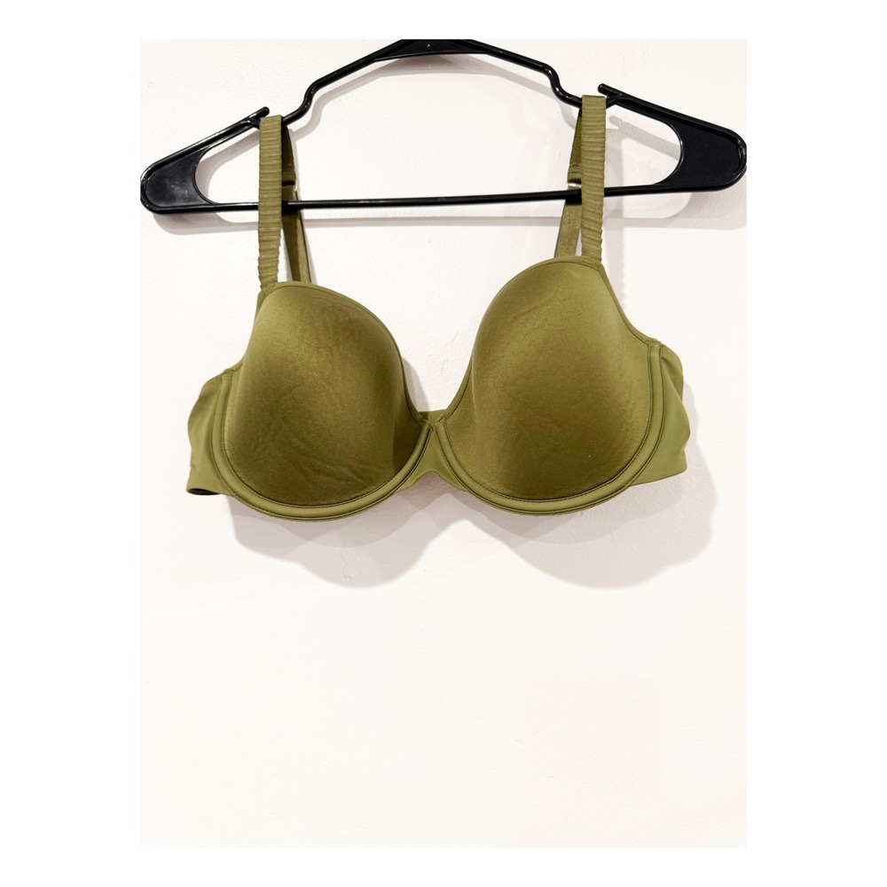 ThirdLove 24/7 Classic T-Shirt Bra Olive Green Underwire 34D